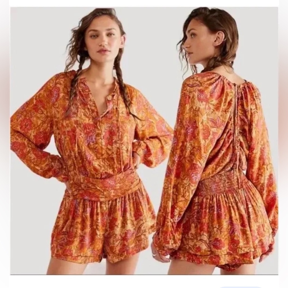 Free People Dance 'Til Dawn Romper